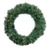 Northlight 24" Pre-Lit Cedar Pine Artificial Wreath With Warm White LED Lights
