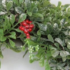 Northlight 20" Boxwood Berries & Pine Cones Artificial Wreath, Unlit -Northlight Sale Store 28529 32275671 2