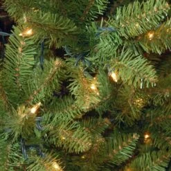 9 Ft. Pre-Lit Kingswood™ Fir Pencil Artificial Christmas Tree, Clear Lights 9 9 Ft. Pre-Lit Kingswood™ Fir Pencil Artificial Christmas Tree, Clear Lights -Northlight Sale Store 28904 KW7 300 90 2