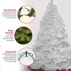 7.5ft. Unlit Winchester White Pine Full Artificial Christmas Tree -Northlight Sale Store D048013S 16