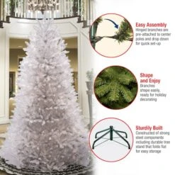 7ft. Unlit Dunhill® White Fir Artificial Christmas Tree -Northlight Sale Store D205064S 16