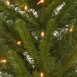 4ft. Pre-Lit Lehigh Valley Pine Entrance Trees With Clear Lights, Set Of Two 7 4ft. Pre-Lit Lehigh Valley Pine Entrance Trees With Clear Lights, Set Of Two -Northlight Sale Store D205090S 2