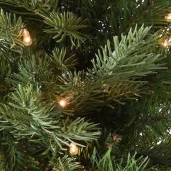 3ft. Pre-Lit Feel Real® Nordic Spruce Artificial Christmas Tree In Burlap Base, Clear Lights -Northlight Sale Store D206340S 13