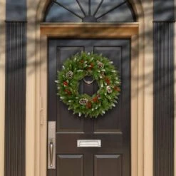 24" Frosted Berry Wreath -Northlight Sale Store D206670S 2