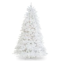 9ft. Pre-Lit Dunhill® White Fir Artificial Christmas Tree, Clear Lights