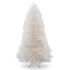 9ft. Pre-Lit Dunhill® White Fir Artificial Christmas Tree, Clear Lights -Northlight Sale Store D228357S 16