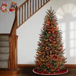 7.5ft. Pre-Lit Natural Fraser Fir Artificial Christmas Tree, Clear Lights -Northlight Sale Store D228387S 12