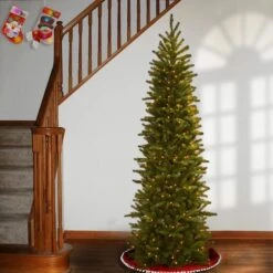 6.5ft. Pre-Lit Grand Fir Artificial Christmas Tree, Clear Lights -Northlight Sale Store D228457S 12