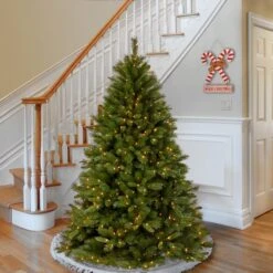 6.5ft. Pre-Lit Winchester Pine Artificial Christmas Tree, Clear Lights -Northlight Sale Store D228588S 2