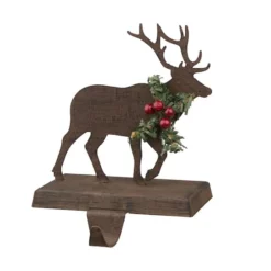 Glitzhome® 6.5" Reindeer Stocking Holder -Northlight Sale Store D231666S 1