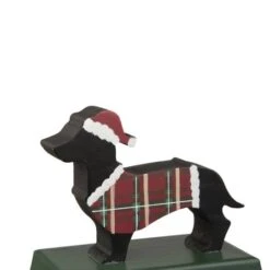 Glitzhome® 6" Dachshund Stocking Holder -Northlight Sale Store D231667S 5
