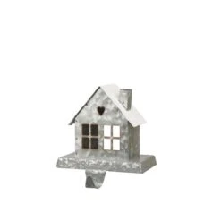 Glitzhome® 6" Galvanized House Stocking Holder