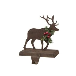 Glitzhome® 6.5" Reindeer Stocking Holder Set -Northlight Sale Store D231695S 3