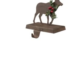Glitzhome® 6.5" Reindeer Stocking Holder Set -Northlight Sale Store D231695S 4
