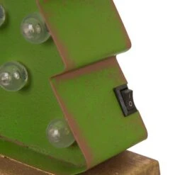 Glitzhome® LED Tree & Gift Box Stocking Holder Set -Northlight Sale Store D231701S 7