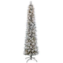 9ft. Pre-Lit Portland Pine Artificial Christmas Tree, Clear Lights