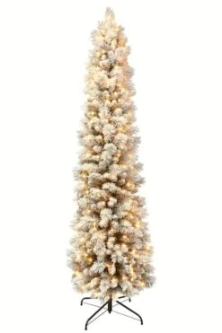 9ft. Pre-Lit Portland Pine Artificial Christmas Tree, Clear Lights -Northlight Sale Store D248297S 5