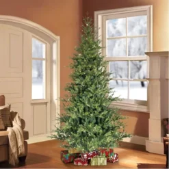 7.5ft. Pre-Lit Alberta Spruce Artificial Christmas Tree, Warm White LED Lights -Northlight Sale Store D248385S 2