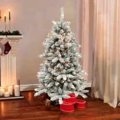 4.5ft. Pre-Lit Bennington Fir Artificial Christmas Tree, Clear Lights -Northlight Sale Store D248394S 21