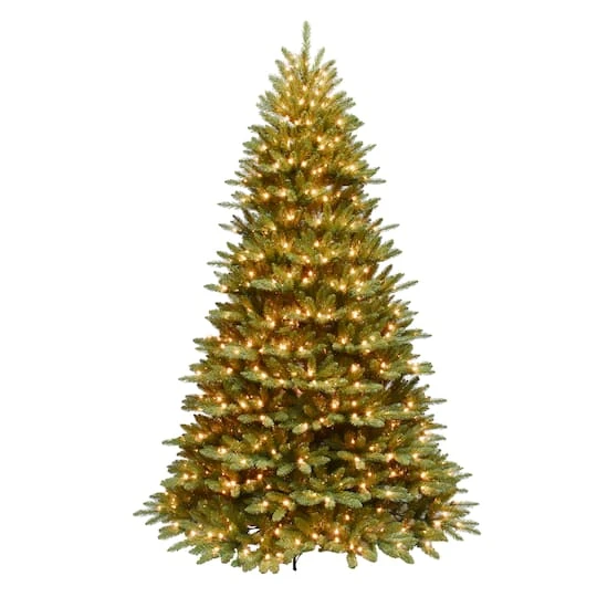 7.5ft. Pre-Lit Fraser Fir Artificial Christmas Tree, Color Select Clear & Multi-Colored Lights 1 7.5ft. Pre-Lit Fraser Fir Artificial Christmas Tree, Color Select Clear & Multi-Colored Lights