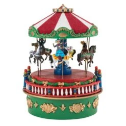 Carousel Mini Carnival Music Box -Northlight Sale Store D250227S 3