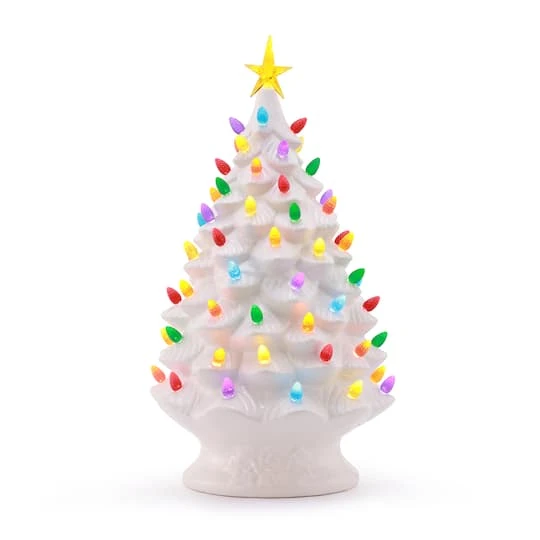 24" White Lit Nostalgic Christmas Tree 1 24" White Lit Nostalgic Christmas Tree