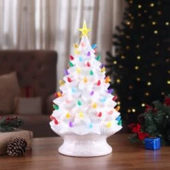 24" White Lit Nostalgic Christmas Tree 5 24" White Lit Nostalgic Christmas Tree -Northlight Sale Store D250229S 2