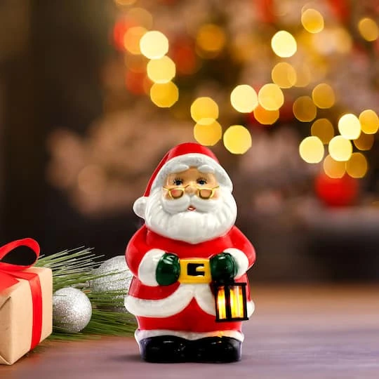 Mr. Christmas 5.5" LED Nostalgic Santa Figure 3 Mr. Christmas 5.5" LED Nostalgic Santa Figure - Image 3