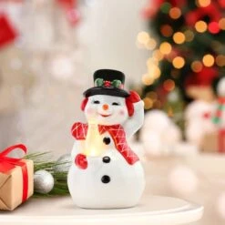 Mr. Christmas 5.5" LED Nostalgic Snowman Figure -Northlight Sale Store D250270S 2
