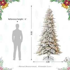 9ft. Pre-Lit Fir Artificial Christmas Tree, Warm White LED Lights -Northlight Sale Store D251157S 18