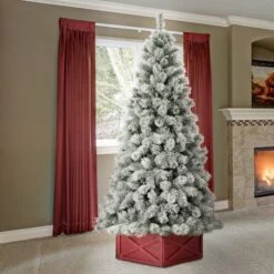 9ft. Pre-Lit Artificial Spruce Christmas Tree, Warm White LED Lights -Northlight Sale Store D251162S 3