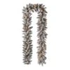 Glitzhome® 9ft. LED Snow Flocked Christmas Garland