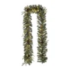 Glitzhome® 9ft. LED Greenery Pinecone Christmas Garland With Timer