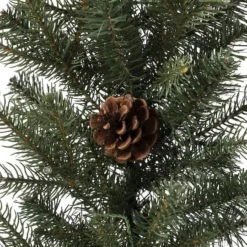 Glitzhome® 9ft. LED Greenery Pinecone Christmas Garland With Timer 10 Glitzhome® 9ft. LED Greenery Pinecone Christmas Garland With Timer -Northlight Sale Store D251181S 4