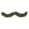 6ft. Pre-Lit White Warm LED White Mountain Pine & Pinecones Artificial Garland