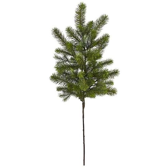 36" Pine Artificial Hanging Flower Set, 4ct. 2 36" Pine Artificial Hanging Flower Set, 4ct. - Image 2