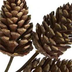 32” Pinecone Artificial Spray Set, 6ct. -Northlight Sale Store D251258S 4