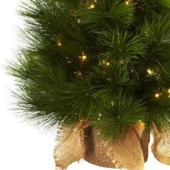 3ft. Pre-Lit Artificial Christmas Tree, Clear Lights -Northlight Sale Store D251261S 13
