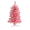 2ft. Pre-Lit Pink Artificial Christmas Tree, Clear LED Lights