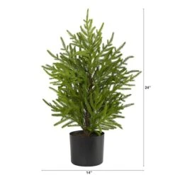 2ft. Unlit Norfolk Island Pine Artificial Potted Christmas Tree -Northlight Sale Store D251270S 2