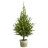 3.5ft. Unlit Cedar Pine Natural Look Artificial Christmas Tree