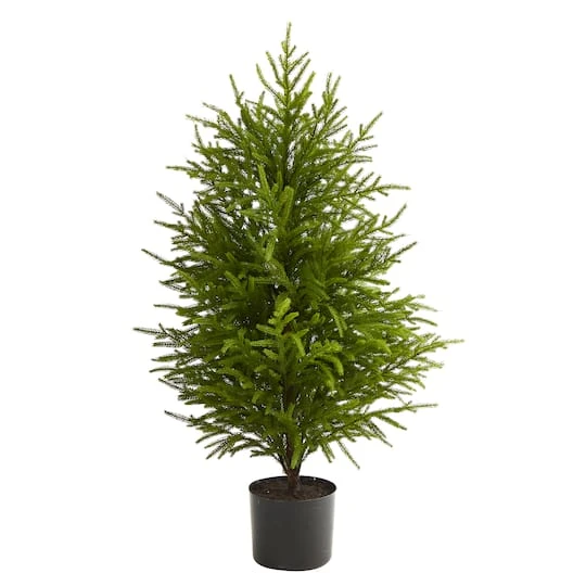 3.5ft. Unlit Norfolk Island Pine Natural Look Artificial Christmas Tree 2 3.5ft. Unlit Norfolk Island Pine Natural Look Artificial Christmas Tree - Image 2