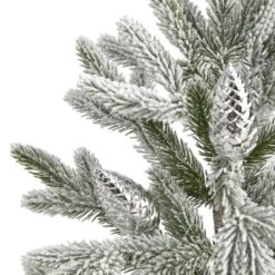 2.5ft. Unlit Flocked Christmas Artificial Christmas Tree -Northlight Sale Store D251300S 3