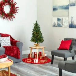 3ft. Pre-Lit Fraser Fir Natural Look Artificial Christmas Tree With Clear LED Light -Northlight Sale Store D251302S 5