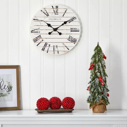 2ft. Unlit Flocked Christmas Artificial Tree With Berries & Pinecones 4 2ft. Unlit Flocked Christmas Artificial Tree With Berries & Pinecones - Image 4