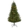 6ft. Pre-Lit Vermont Fir Artificial Christmas Tree With Clear LED Lights