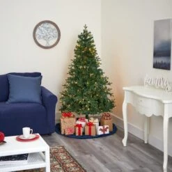 6ft. Pre-Lit Vermont Fir Artificial Christmas Tree With Clear LED Lights -Northlight Sale Store D251317S 8