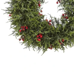 20" Cedar Berry Wreath -Northlight Sale Store D251359S 12