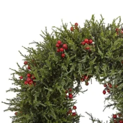 20" Cedar Berry Wreath -Northlight Sale Store D251359S 13