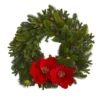 30" Magnolia, Pine & Pinecone Artificial Wreath